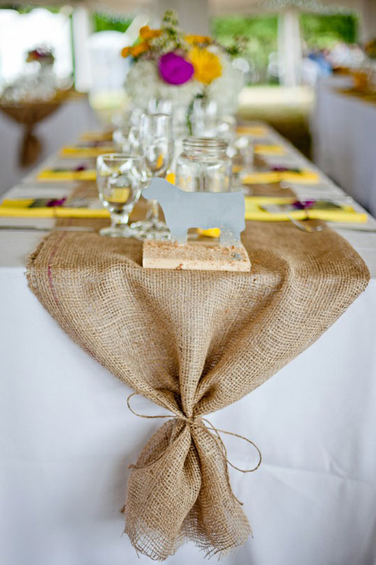 Table Premier table 60 round Table  Table Runners and Linens table  runner Blog dressing  Burlap