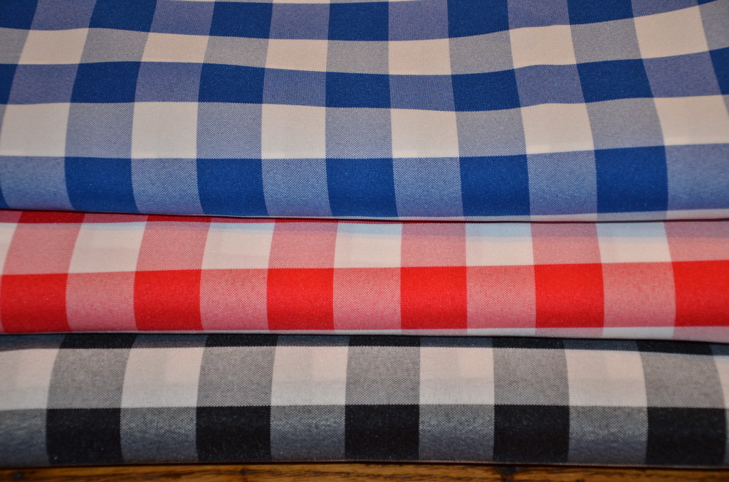 Poly Check Tablecloths from Premier Table Linens
