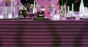 Poly Stripe Tablecloths, Fitted tablecloths, Table Skirts, Runners & Napkins