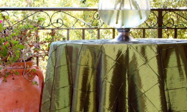 Liven up any Occasion with Festive Bombay Pintuck Table Linens