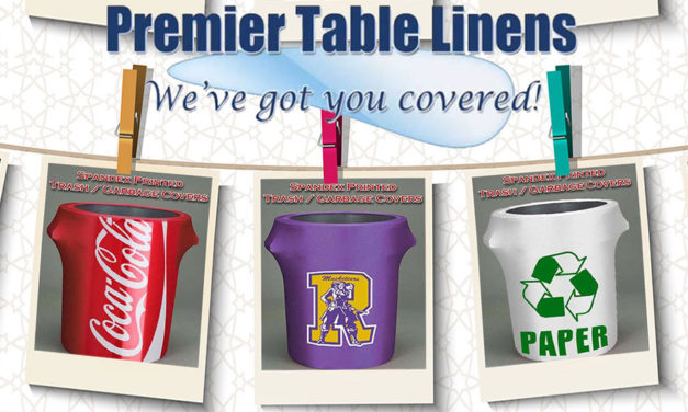 Polyester & Stretch Spandex Trash Can Covers